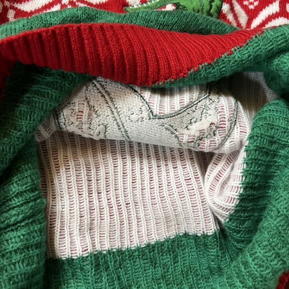 Blizzard Bay  T-Rex Ugly Christmas Sweater Size S - Picture 9 of 13